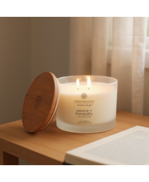 Vonná svíčka Chesapeake Bay Peace & Tranquility 3 knoty – intenzivní vůně míru a klidu