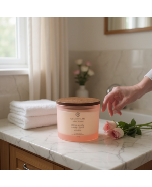 Vonná svíčka Chesapeake Bay Stillness & Purity 3 knoty – intenzivní vůně a elegantní plamen