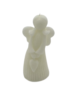 Palmová svíčka anděl 3,5x8,5 cm – přírodní dekorace a dárek