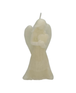 PALMOVÁ SVÍČKA ANDĚL 3D KŘÍDLA 5,5x11 CM BÍLÝ