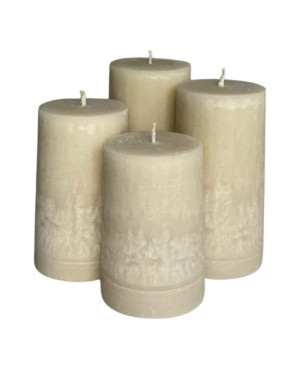 Vzestupné palmové adventní svíčky béžové | Elegance