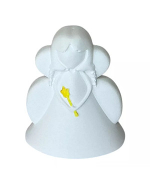 Čakrová svíčka 3. solar plexus 10×10 cm – Vnitřní oheň