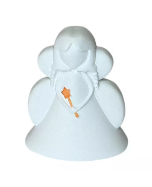 Čakrová svíčka 2. sakrální čakra 10×10 cm – Proud života