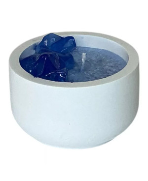 ČAKROVÁ SVÍČKA 3,5x5 CM 5. KRČNÍ ČAKRA - HLAS DUŠE