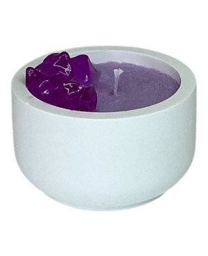 Čakrová svíčka 6. třetí oko 5×15 cm – Oko vnitřního vidění