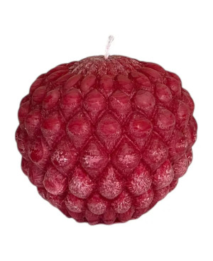 PALMOVÁ SVÍČKA KVĚT 8x9 CM ČERVENÁ