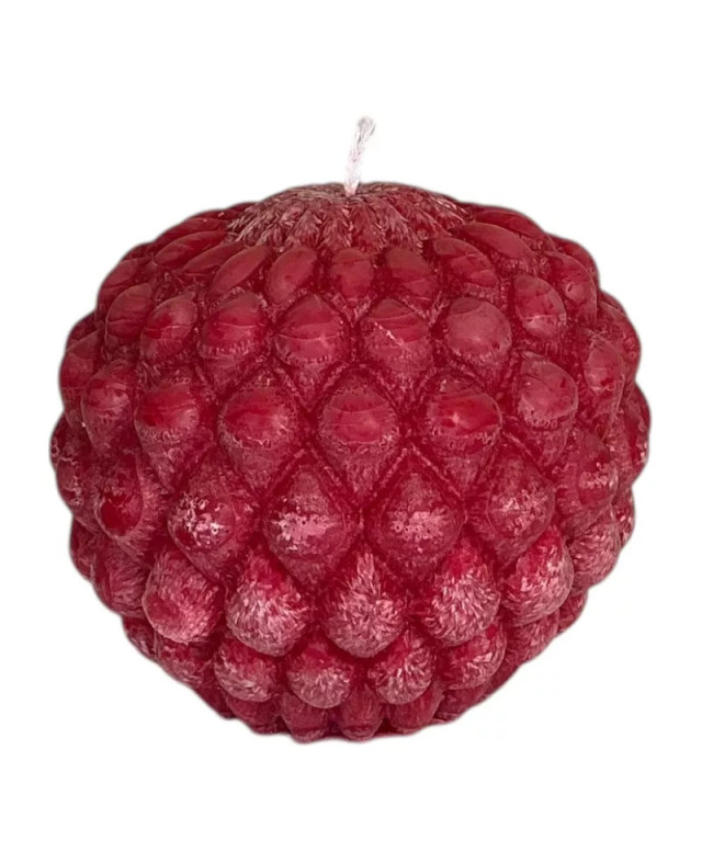 PALMOVÁ SVÍČKA KVĚT 8x9 CM ČERVENÁ