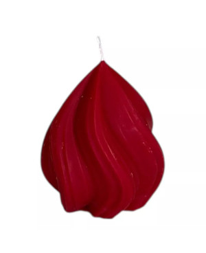 SÓJOVÁ SVÍČKA PUSINKA 5x6 CM ČERVENÁ