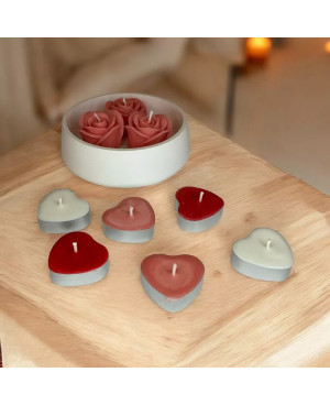 Valentýnský set 3 růže v keramické misce | Křídla naděje