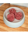 Valentýnský set 3 růže v keramické misce | Křídla naděje
