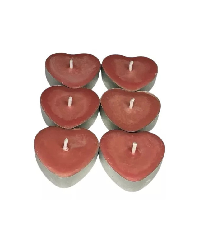 Valentýnské čajové svíčky sada 6 ks | Křídla naděje