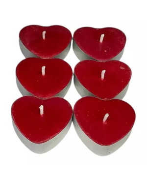 Valentýnské čajové svíčky sada 6 ks | Křídla naděje