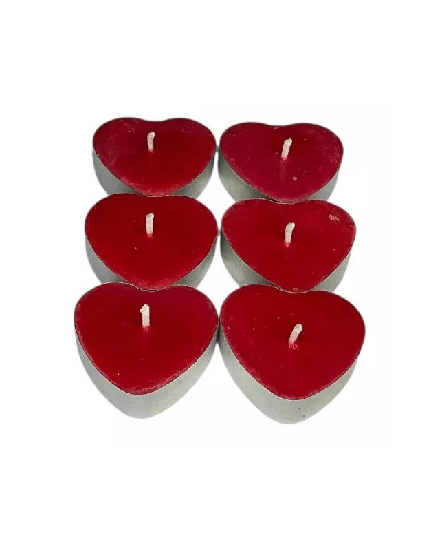 Valentýnské čajové svíčky sada 6 ks | Křídla naděje