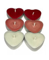 SValentýnské čajové svíčky sada 6 ks | Křídla naděje