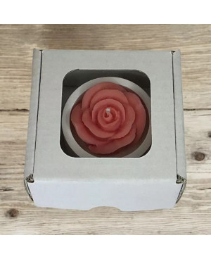 Valentýnská svíčka Růže v keramické misce | Křídla naděje