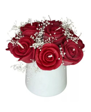 Valentýnský flowerbox 11 růží | Křídla naděje