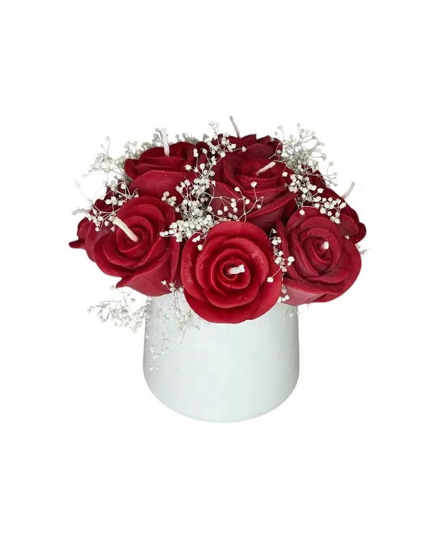 Valentýnský flowerbox 11 růží | Křídla naděje