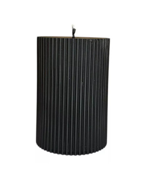 Svíčka válec 10×7 cm – černá sójová svíčka z přírodního vosku