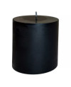 Sójová svíčka válec 10×10 cm černá – výrazná přírodní dekorace do interiéru