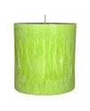 Palmová svíčka válec zelená 10×10 cm | Křídla naděje