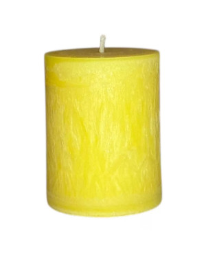 Palmová svíčka válec žlutá 6×7,5 cm | Křídla naděje