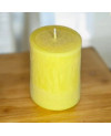 Palmová svíčka válec žlutá 6×7,5 cm | Křídla naděje