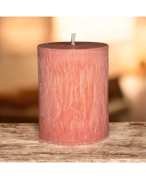 Palmová svíčka válec růžová 6×7,5 cm | Křídla naděje