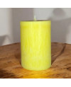 Palmová svíčka válec žlutá 6,5×10 cm | Křídla naděje