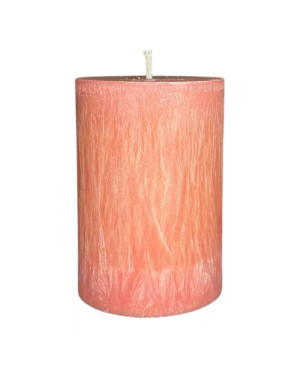 Palmová svíčka válec růžová 6,5×10 cm | Křídla naděje