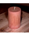 Palmová svíčka válec růžová 6,5×10 cm | Křídla naděje