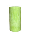 PALMOVÁ SVÍČKA VÁLEC 7,5x15 CM ZELENÁ