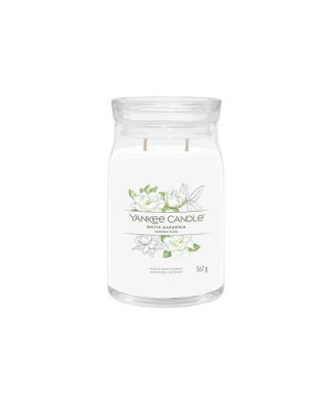 Yankee Candle White Gardenia Signature (velký) – luxusní květinová svíčka