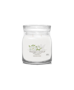 Yankee Candle White Gardenia Signature (střední) – květinová svíčka pro váš domov