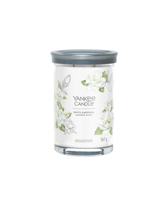 Yankee Candle White Gardenia Signature velký tumbler – luxusní květinová vůně gardénií