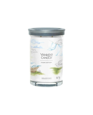 Yankee Candle Clean Cotton Signature Tumbler (velký) – svěží a čistá vůně