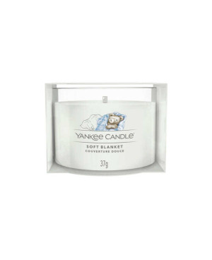 Yankee Candle Soft Blanket votivní svíčka ve skle – jemná vůně pro chvíle něhy
