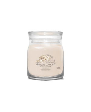 Yankee Candle Warm Cashmere Signature (střední) – jemná a hřejivá vůně kašmíru
