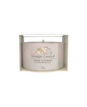 Yankee Candle Warm Cashmere Votivní ve skle – hřejivá a elegantní vůně