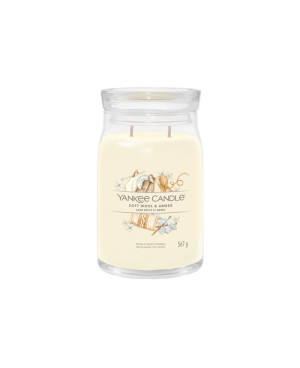 Yankee Candle Soft Wool & Amber Signature (velký) – jemná vůně vlny a ambry