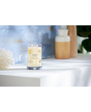 Yankee Candle Soft Wool & Amber Signature Tumbler (velký) – elegantní vůně teplé vlny a ambry