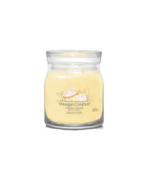Yankee Candle Vanilla Cupcake Signature (střední) – sladká vanilková vůně