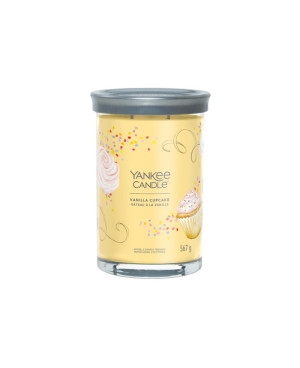 Yankee Candle Vanilla Cupcake Signature Tumbler (velký) – sladká vanilková vůně v elegantním skle