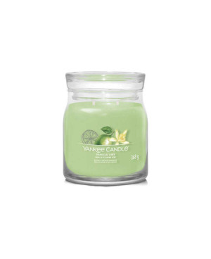 Yankee Candle Vanilla Lime Signature (střední) – svěží kombinace vanilky a limetky