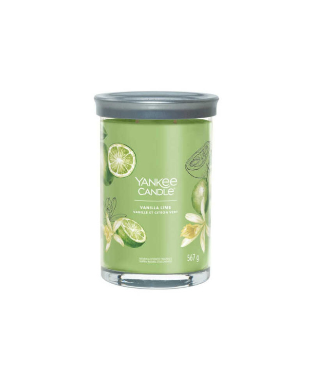 Yankee Candle Vanilla Lime Signature Tumbler (velký) – svěží vůně limetky a sladké vanilky