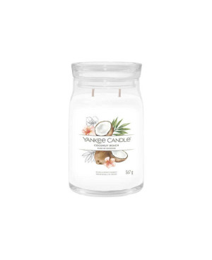 Yankee Candle Coconut Beach Signature (velký) – exotická vůně kokosu a vanilky
