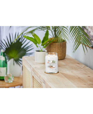 Yankee Candle Coconut Beach Signature (velký) – exotická vůně kokosu a vanilky
