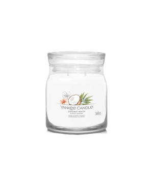 Yankee Candle Coconut Beach Signature (velký) – exotická vůně kokosu a vanilky