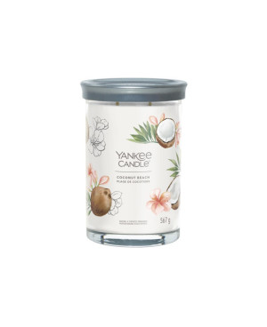 Yankee Candle Coconut Beach Signature Tumbler (velký) – letní vůně kokosu a vanilky