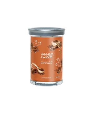 Vonná svíčka Yankee Candle Cinnamon Stick Signature Tumbler velký – intenzivní skořicová vůně pro teplou atmosféru