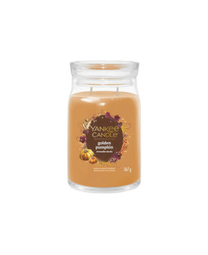 Yankee Candle Golden Pumpkin Signature velký – hřejivá vůně dýně a koření